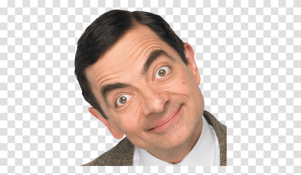 Mr Bean, Character, Face, Person, Tie Transparent Png