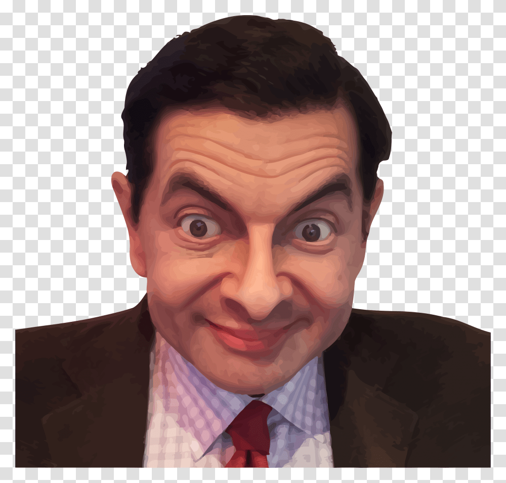 Mr Bean, Character, Head, Tie, Accessories Transparent Png