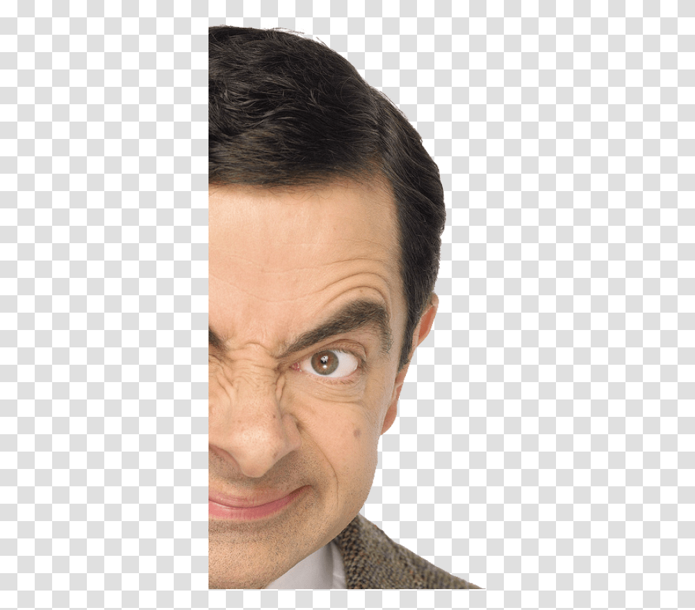 Mr Bean, Face, Person, Human, Frown Transparent Png