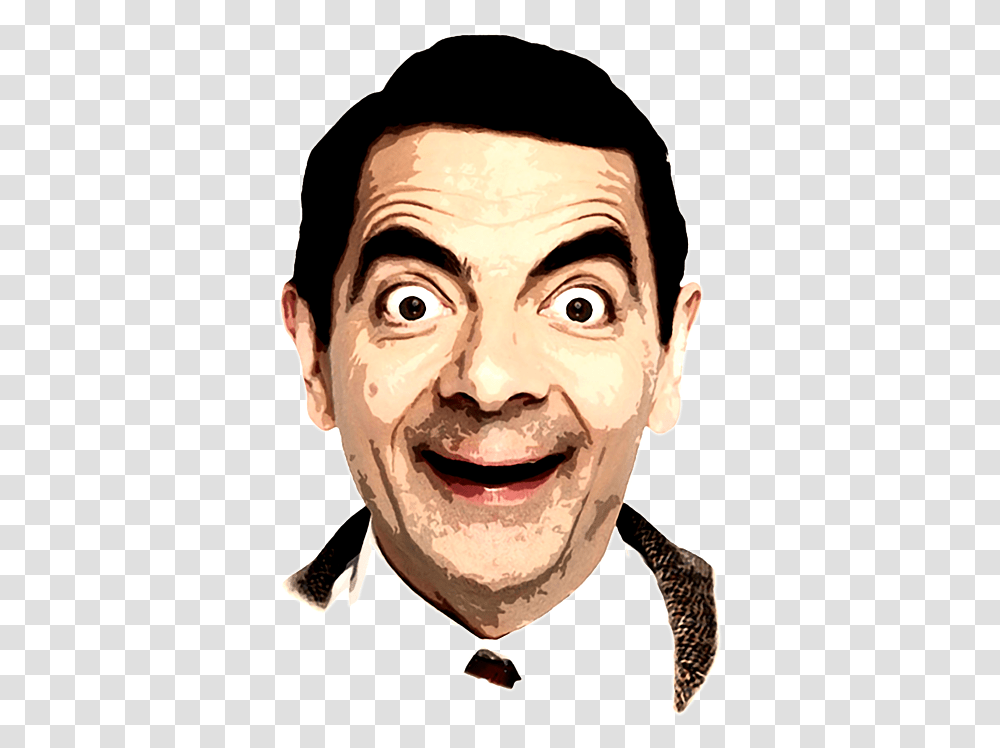 Mr Bean Download Head Mr Bean, Face, Person, Human, Jaw Transparent Png ...