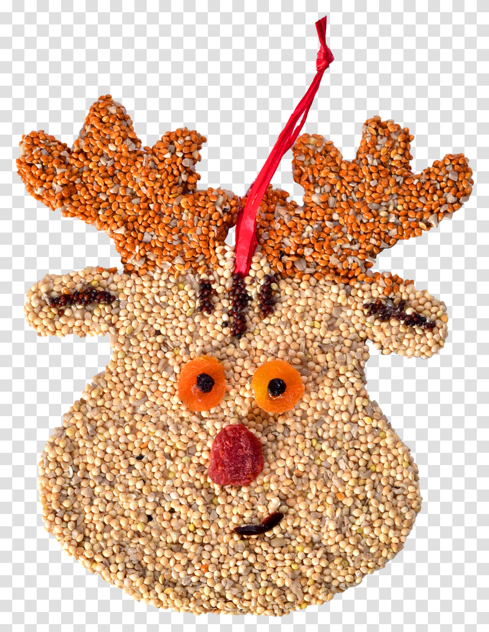 Mr Bird Rudolph Christmas Cookie Sparkly Transparent Png