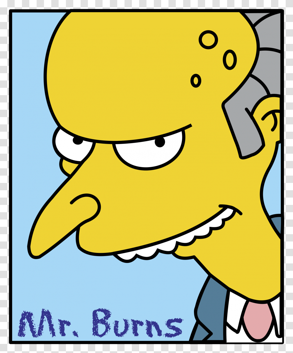 Mr Burns, Label Transparent Png