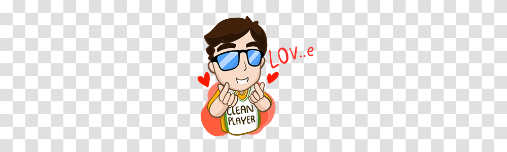 Mr Cleanplayer Line Stickers Line Store, Sunglasses, Accessories, Person, Face Transparent Png