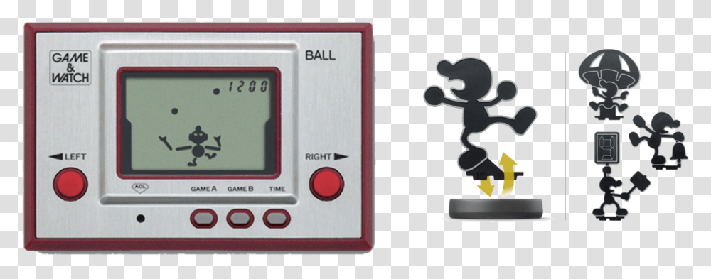 Mr Game And Watch Amiibo, Electrical Device, Switch, Clock Tower, Architecture Transparent Png