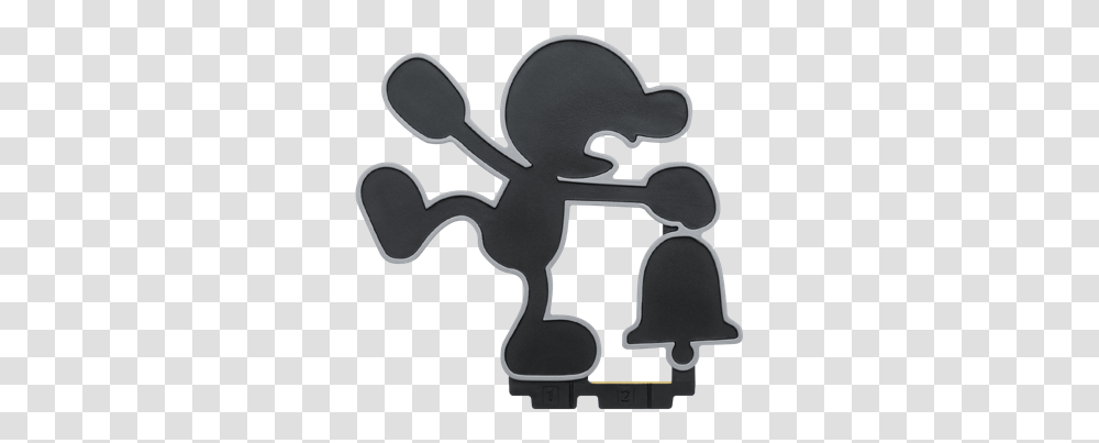 Mr Game And Watch Hd, Silhouette, Stencil Transparent Png