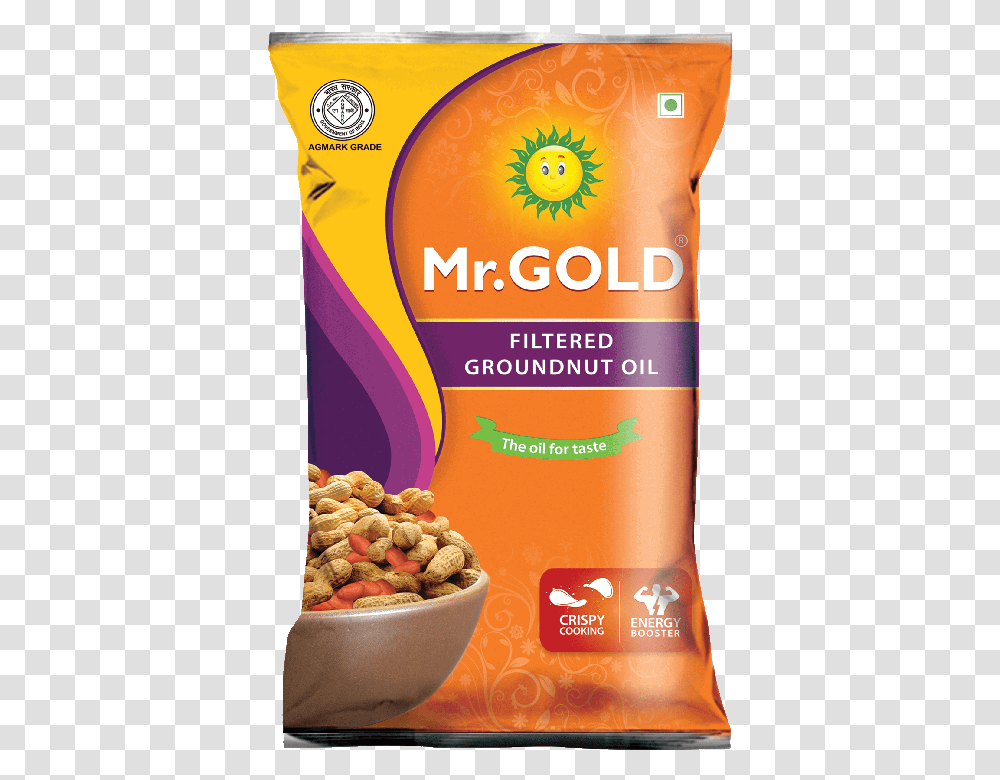Mr Gold Groundnut Oil, Plant, Food, Vegetable, Bottle Transparent Png