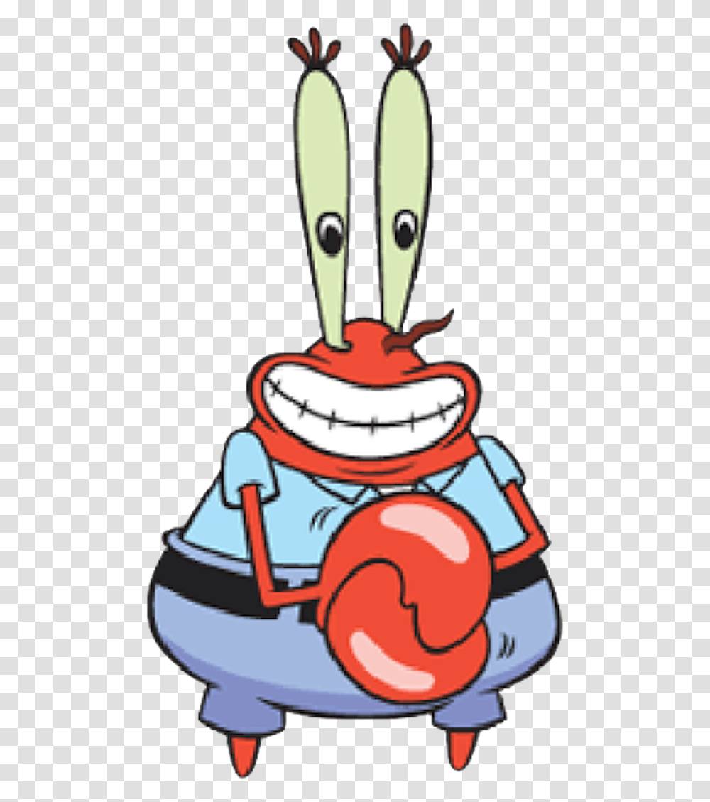 Mr Krabs Mr Krabs, Lawn Mower, Tool, Fireman, Jar Transparent Png