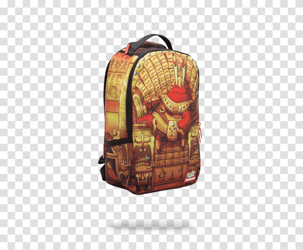 Mr Krabs Pharoah, Backpack, Bag, Purse, Handbag Transparent Png