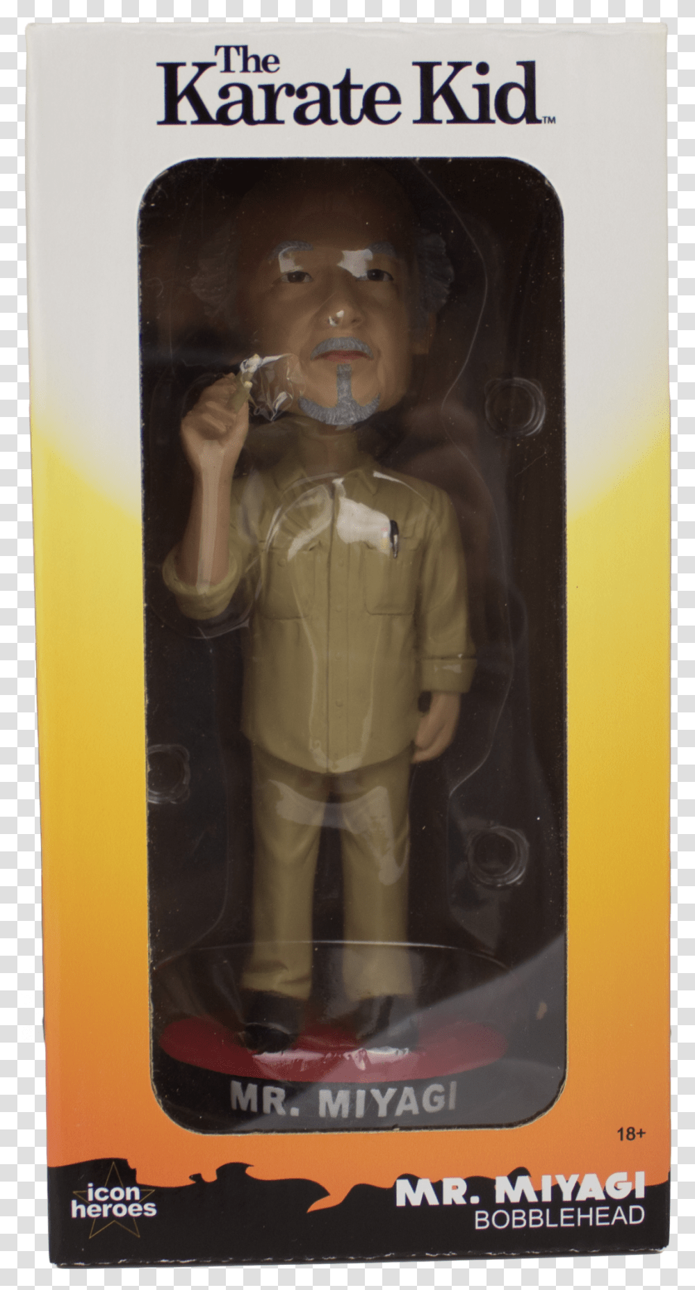Mr Miyagi Figurine, Poster, Advertisement, Person, Toy Transparent Png