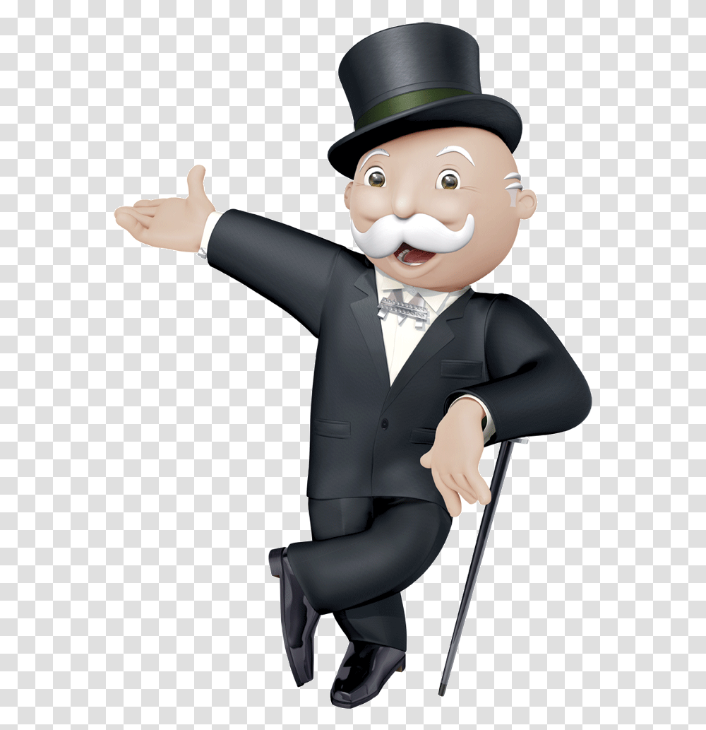 Mr Monopoly Standing Mr Monopoly Man, Person, Human, Performer, Suit Transparent Png