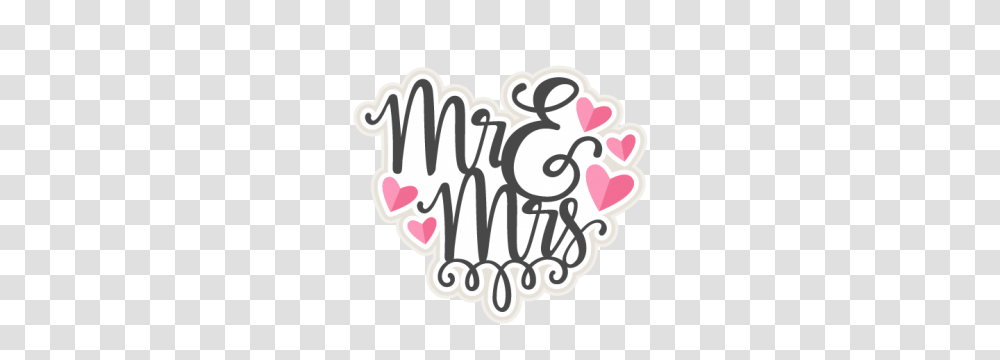 Mr Mrs Title Scrapbook Cute Clipart, Label, Dynamite, Handwriting Transparent Png