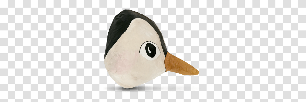 Mr Penguin Animal Head Face Paper Mache Animals, Snowman, Nature, Baseball Cap, Clothing Transparent Png