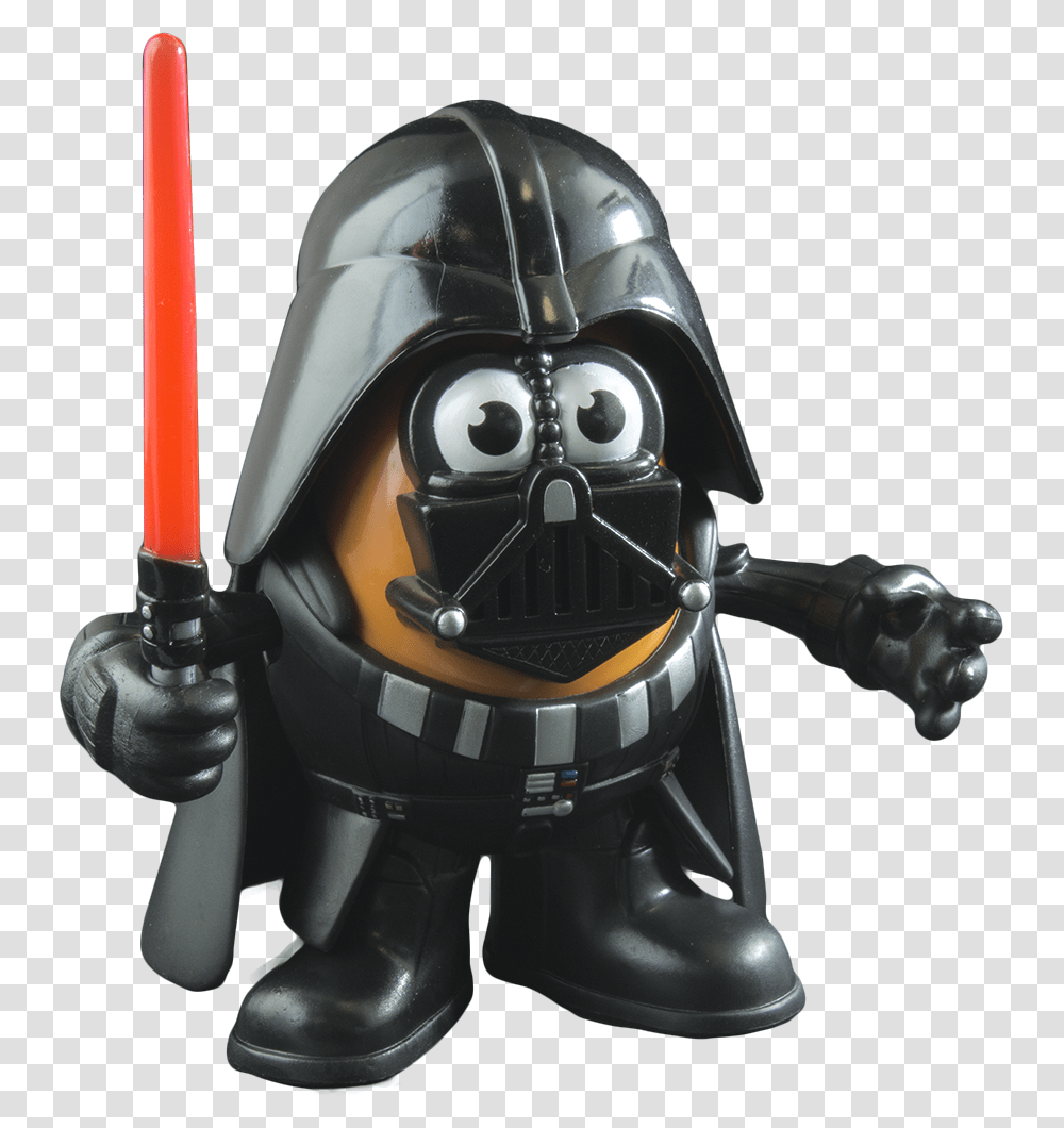 Mr Potato Darth Vader, Helmet, Apparel, Robot Transparent Png