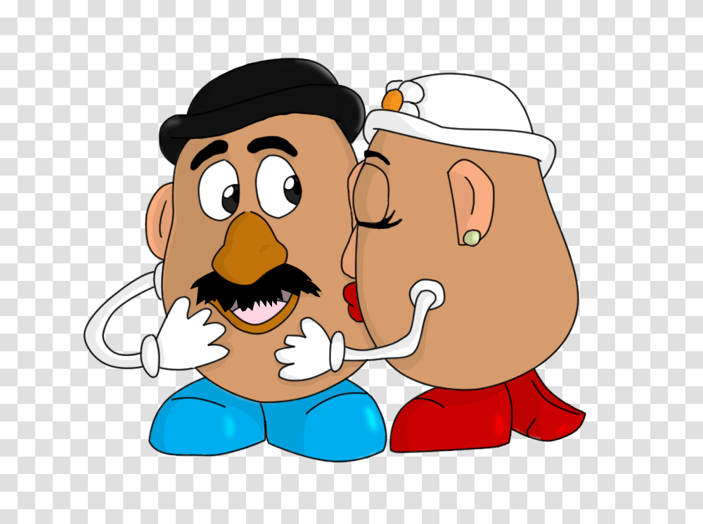 Mr Potato Head Clipart Look, Make Out, Kissing, Dating, Hug Transparent Png