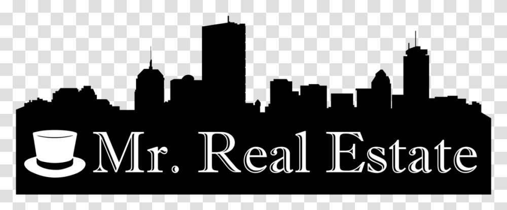 Mr Real Estate Silhouette, Alphabet, Label Transparent Png