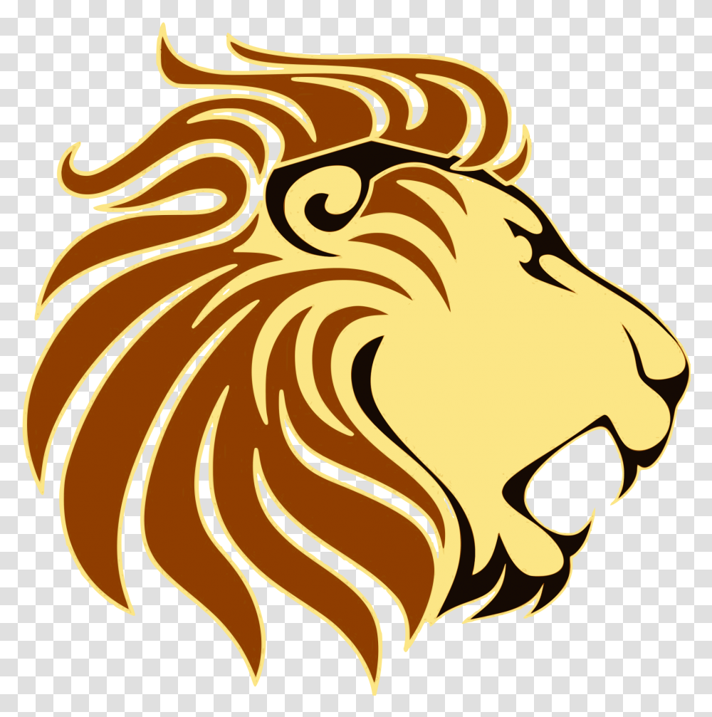 Mr Smart Lion, Animal, Logo, Pattern Transparent Png