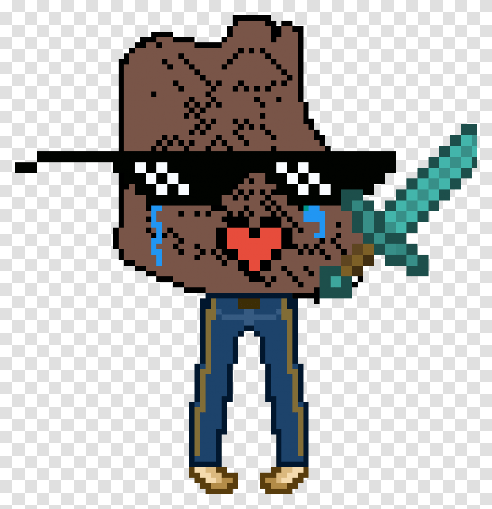 Mr T Dead Diamond Sword, Plant, Cross, Minecraft Transparent Png