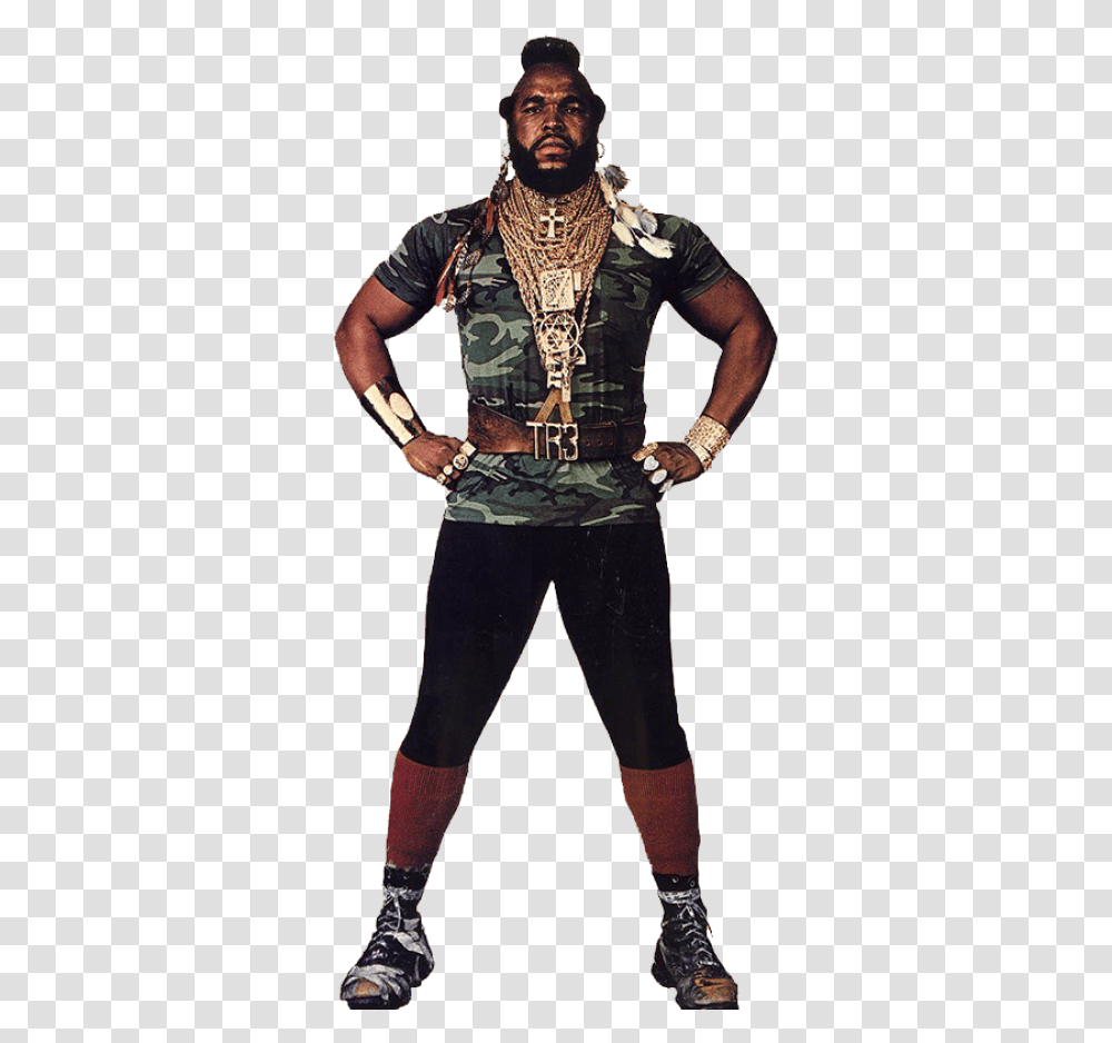 Mr T Full Body, Person, Skin, Costume Transparent Png