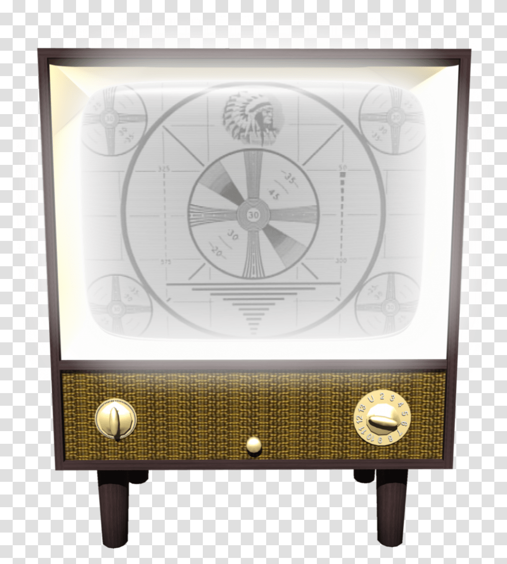 Mr Whiskers Glow Old Tv 1950 Tv, Clock Tower, Architecture, Building, Indoors Transparent Png
