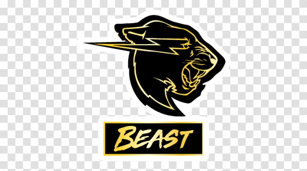 Mrbeast Gold Logo Sticker Mania Logo Sticker Mr Beast Logo, Symbol, Text, Hand, Trademark Transparent Png
