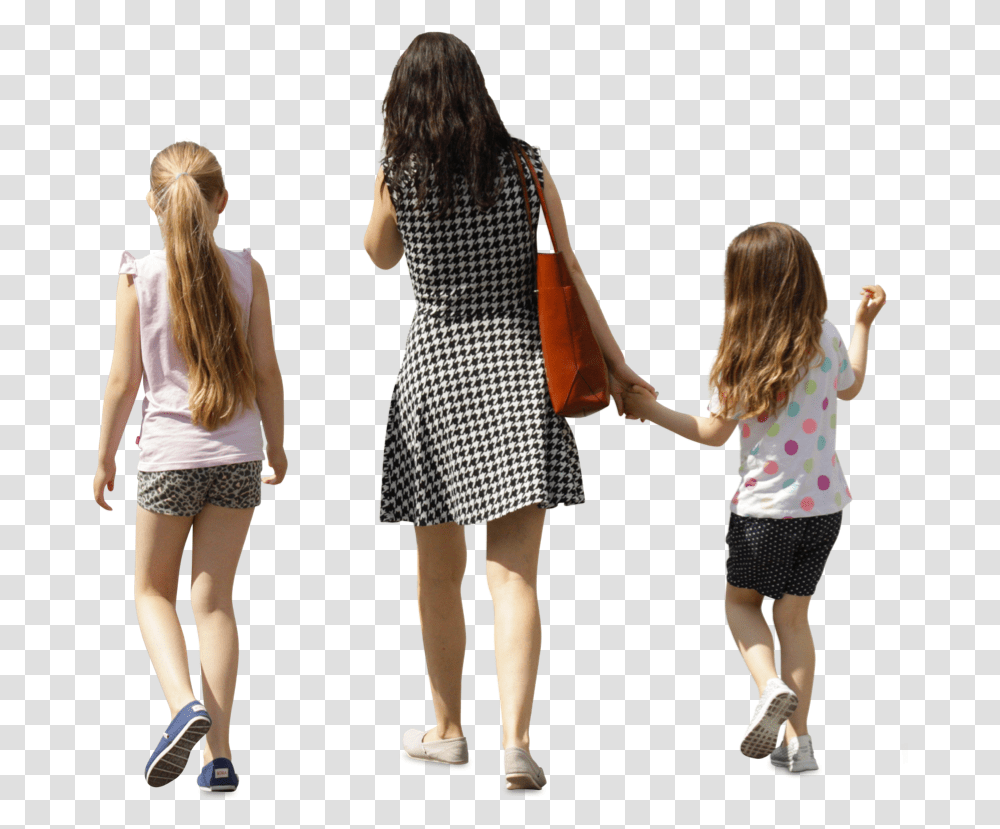 Mrcutout Com A People Walking Away Family Walking, Person, Blonde, Woman Transparent Png