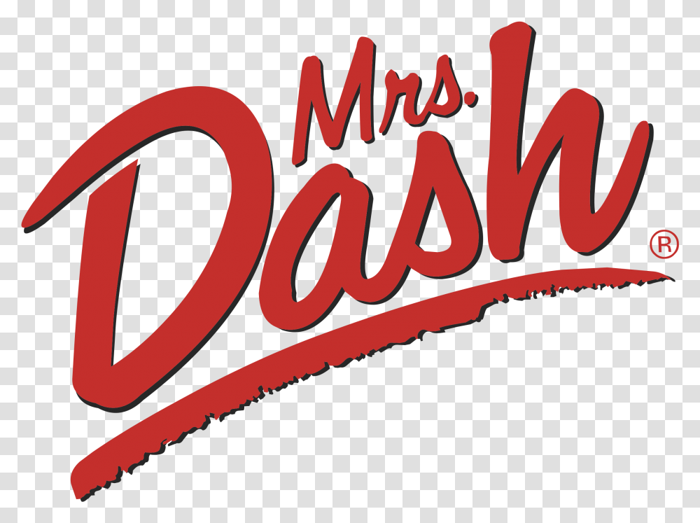 Mrs Dash Logo, Word, Alphabet, Label Transparent Png