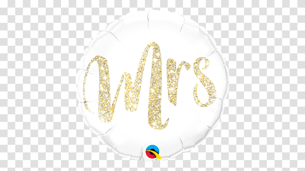 Mrs Glitter Gold Foil Balloon Free Delivery, Person, Human, Label Transparent Png