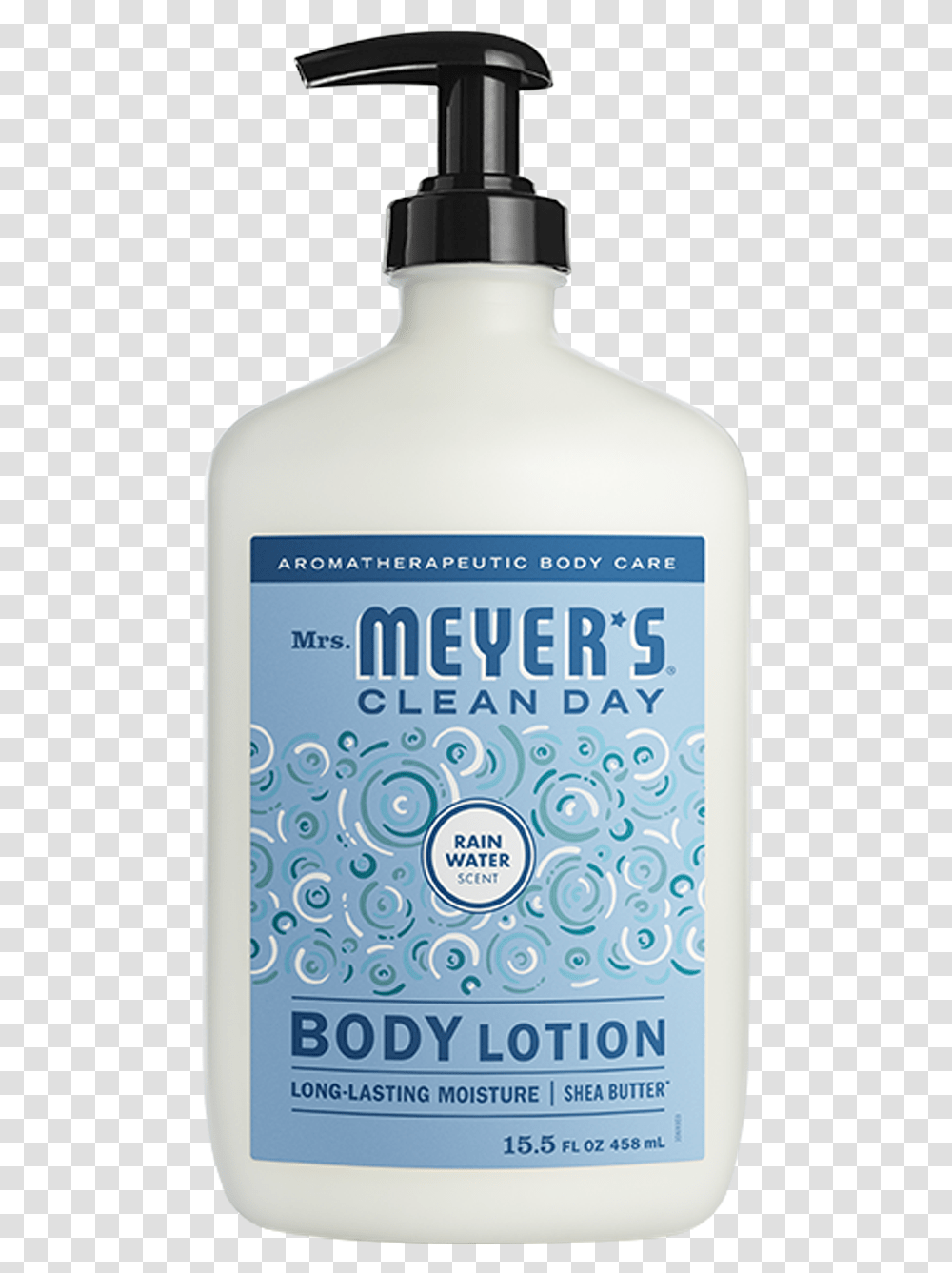 Mrs Meyers Rain Water Body Lotion Mrs Meyers, Bottle, Cosmetics, Mobile Phone, Electronics Transparent Png