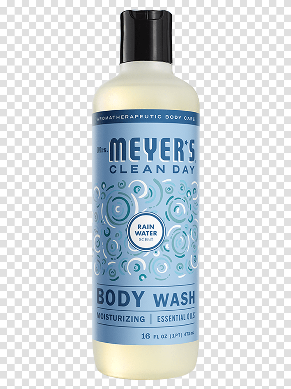 Mrs Meyers Rain Water Body Wash Mrs Meyers, Beer, Alcohol, Beverage, Bottle Transparent Png
