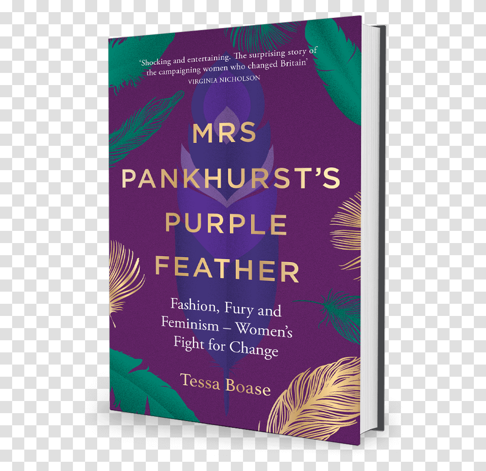 Mrs Pankhursts Purple Feather Banner, Poster, Advertisement, Flyer, Paper Transparent Png