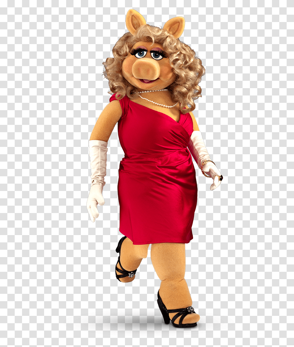 Mrs Piggy In A Dress, Female, Person, Evening Dress Transparent Png