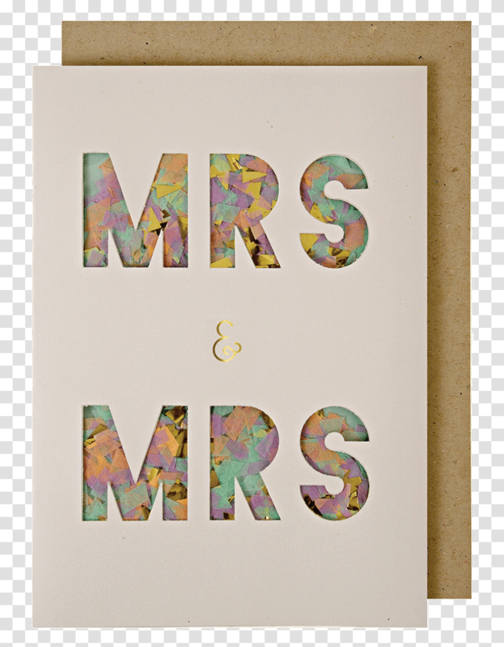 Mrs & Confetti Shaker Card Number, Text, Alphabet, Word, Symbol Transparent Png