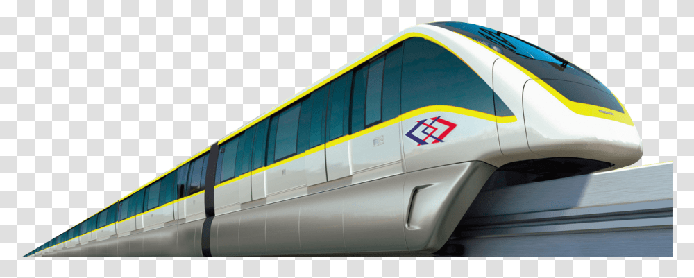 Mrta Yellow Line Bangkok Yellow Line Monorail, Railway, Transportation, Train Track, Vehicle Transparent Png