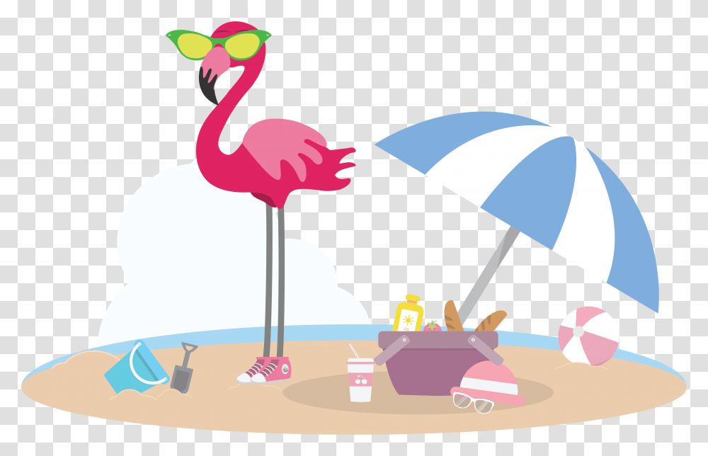 Ms Flamingo A Productivity App Eap Visuals, Animal, Bird Transparent Png