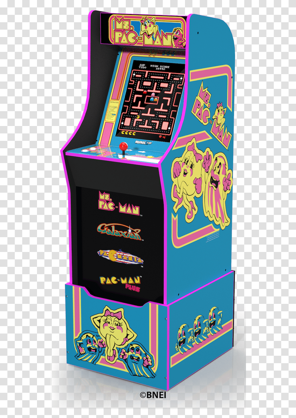Ms Pacman Arcade Machine With Riser Arcade1up Walmartcom Ms Pac Man Arcade1up, Arcade Game Machine, Cat, Pet, Mammal Transparent Png