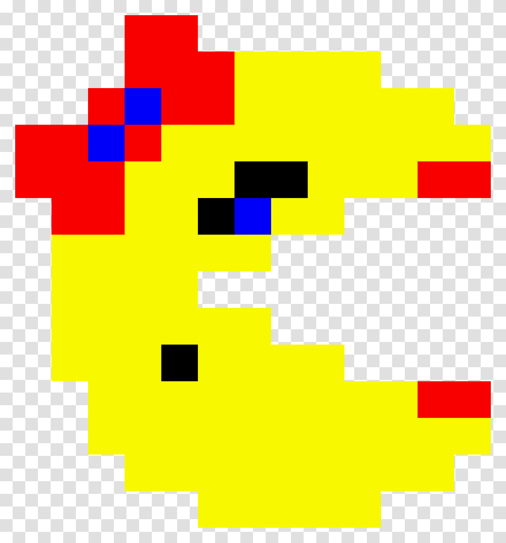Ms Pacman Ms Pac Man Pixel Art, First Aid Transparent Png