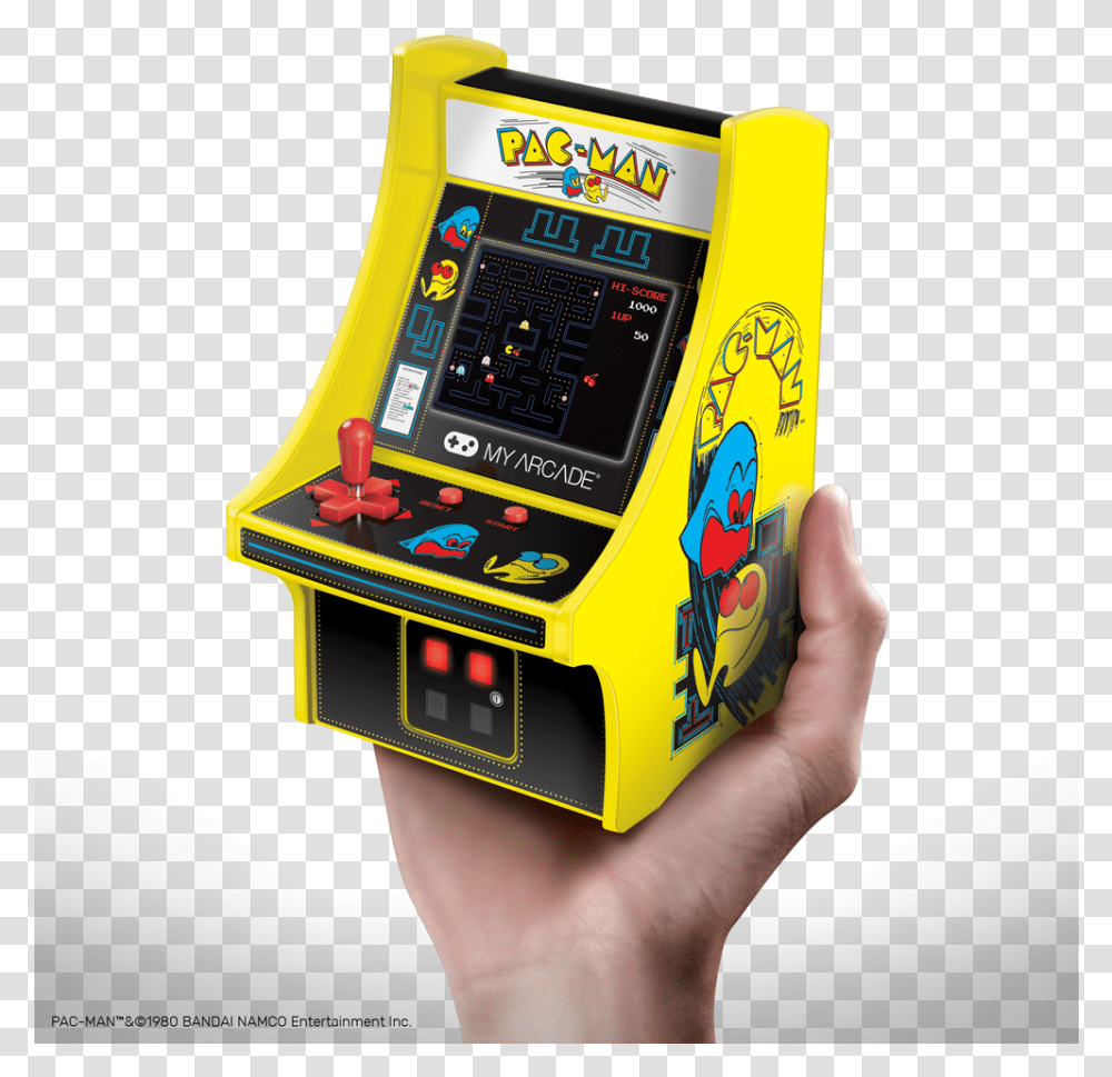 Ms Pacman Pac Man Mini Machine, Person, Human, Arcade Game Machine Transparent Png