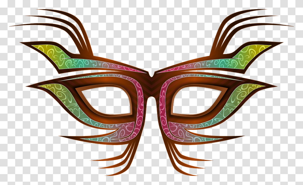 Mscara Ojos Annimo Celebracin Carnaval Masquerade Mask Papercraft, Glasses, Accessories, Accessory, Goggles Transparent Png