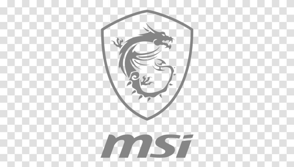 Msi Block Msi Logo Black And White, Armor, Poster, Advertisement, Shield Transparent Png