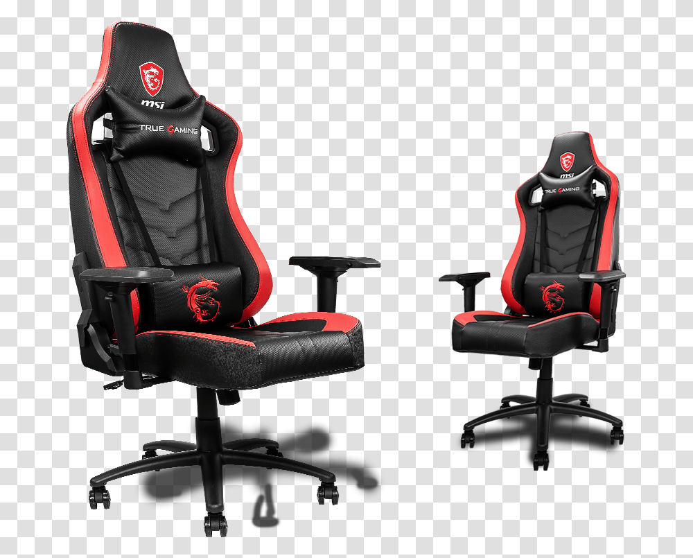 Msi Gaming Chair, Cushion, Furniture, Car Seat, Headrest Transparent Png