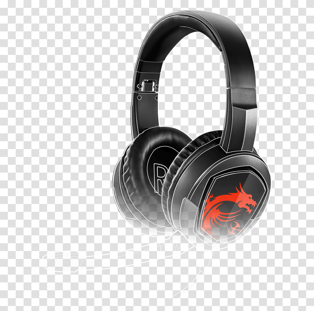 Msi Immerse Gh30 Gaming Headset, Electronics, Headphones Transparent Png