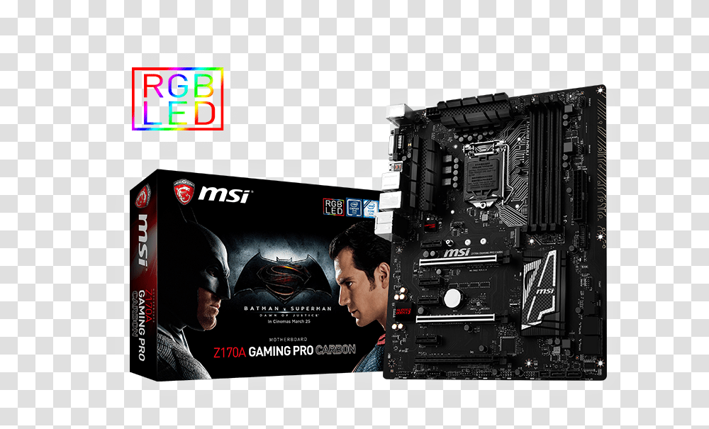 Msi X Batman V Superman Dawn Of Justice Z170 Gaming Z170a Gaming Pro Carbon, Person, Electronics, Camera, Poster Transparent Png