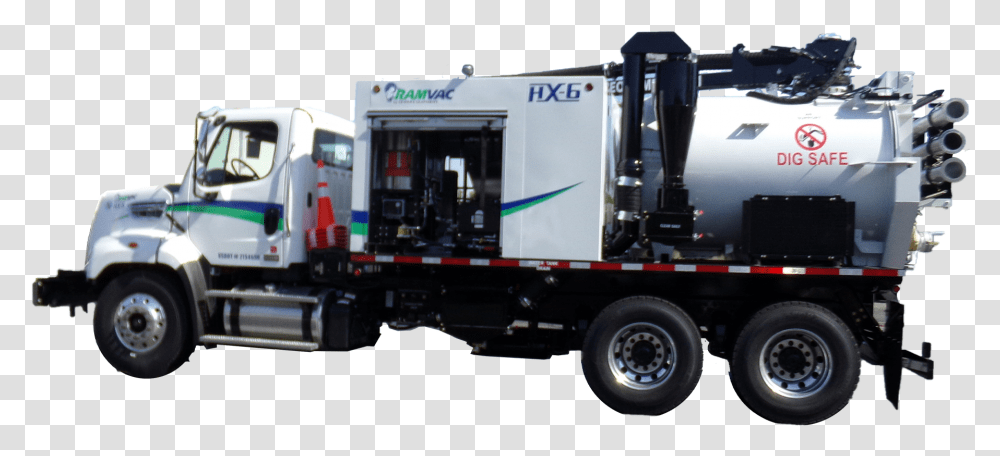 Msized Hydro Excavation Truck Hx 6 Trailer Truck, Vehicle, Transportation, Wheel, Machine Transparent Png