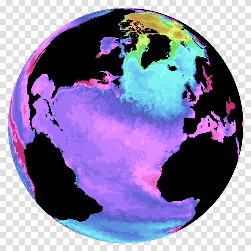 Msm Phglobe Globe Ocean Currents Gif Animated, Planet, Outer Space, Astronomy, Universe Transparent Png