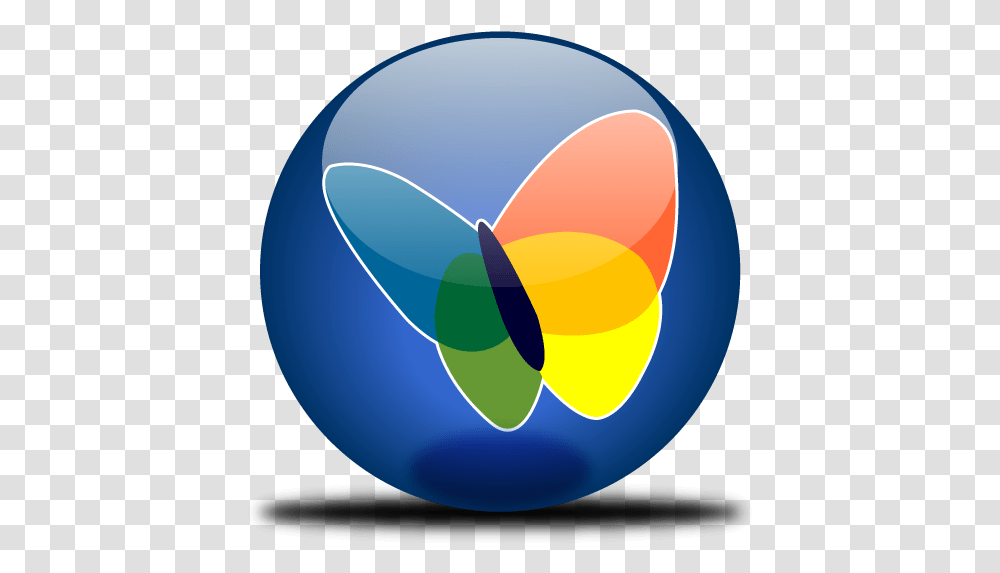 Msn Butterfly Icon Logo Vertical, Sphere, Graphics, Art, Balloon Transparent Png