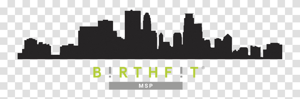 Msp Outline Black Minneapolis Skyline Outline, Plot, Plan, Diagram Transparent Png