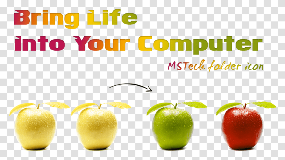 Mstech Folder Icon Effect Strawberry, Plant, Fruit, Food, Apple Transparent Png
