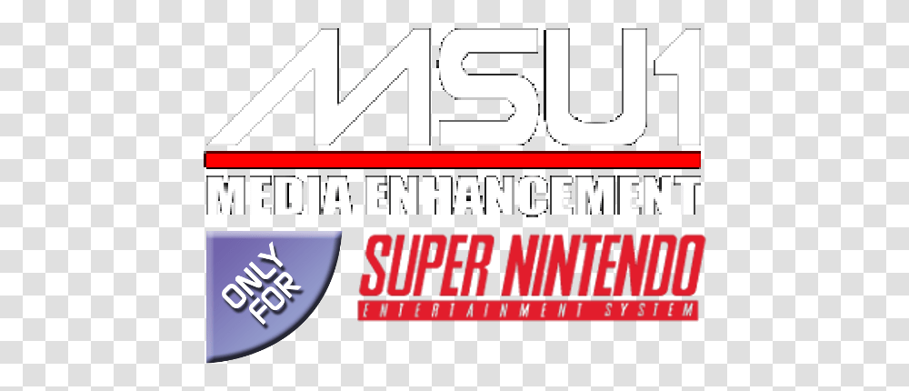 Msu 1 Media Game Media Packs Launchbox Community Forums Super Nintendo, Label, Text, Word, Alphabet Transparent Png