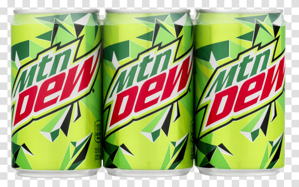 Mt Dew Mini Cans, Soda, Beverage, Drink, Drum Transparent Png