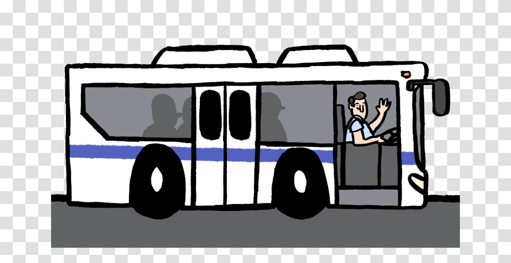 Mta Clipart, Bus, Vehicle, Transportation, Person Transparent Png
